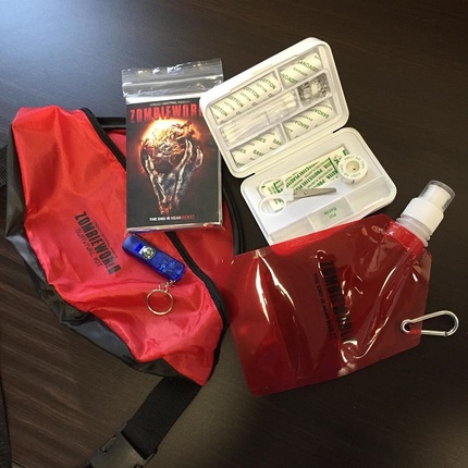 Giveaway: Win This Zombie Survival Pack And Poster From ZOMBIEWORLD